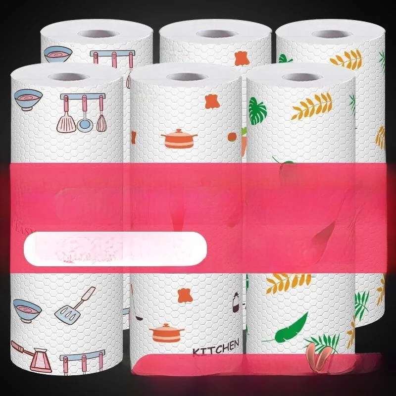 

Утолщенная кухонная салфетка для уборки, одноразовая, для ленивых, для влажной и сухой уборки, универсальная, для дома