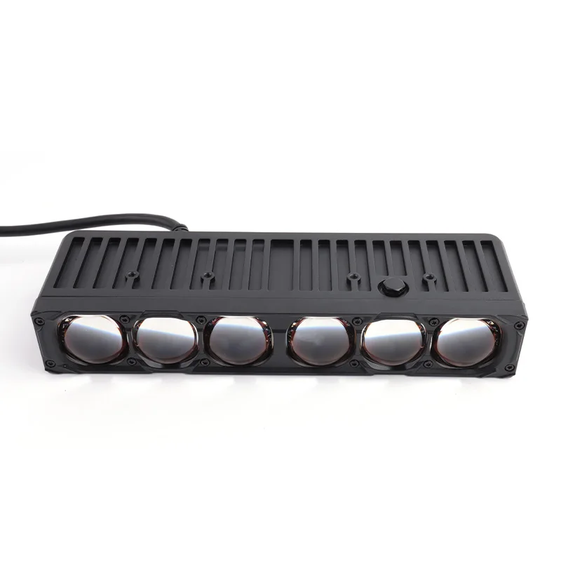 Auto Parts Car Grill Light 150W 6500K Waterproof 6 Lens Matrix Grill Light Emitting Diode Projector Lens