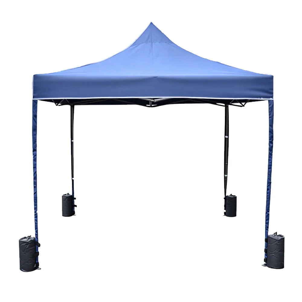 Ready Stock 10x10ft Pop Up Canopy Tent Outdoor Waterproof Sun Shade Instant Folding Gazebo With 4 Water Bags For Trade Show Use