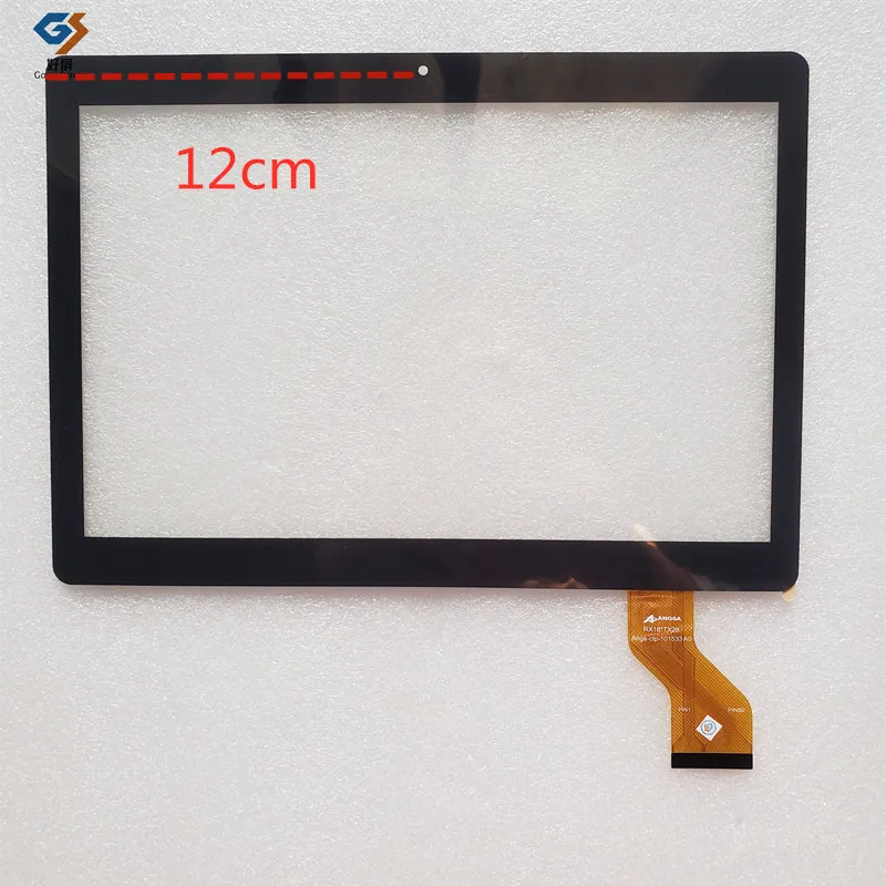 Nieuwe 10.1Inch P/N Angs-ctp-101533 A0 Tablet Capacitieve Touch Screen Digitizer Sensor Note Camera Gat Positie