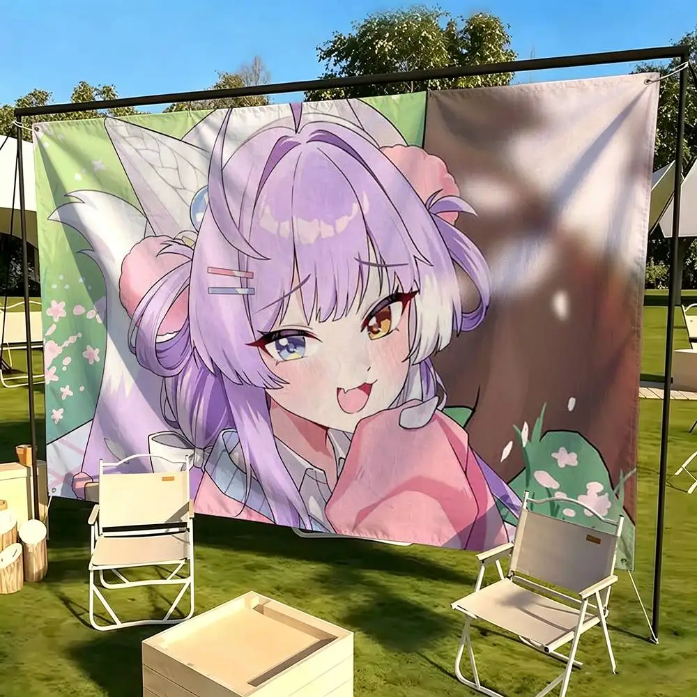 StelLive Tenko Shibuki  Flags Wall Hanging Tapestry Outdoor Garage Room Decorative flag Background Blanket