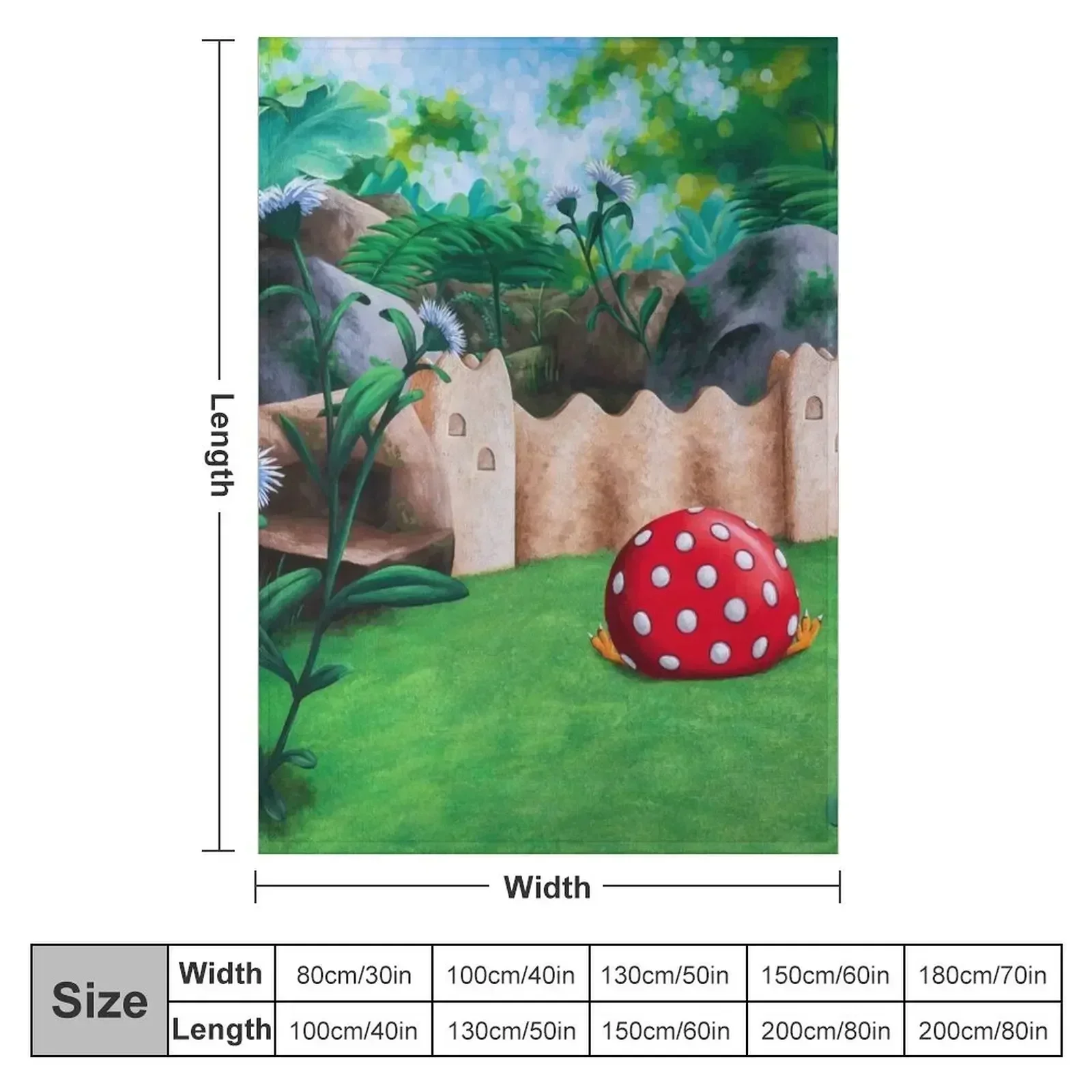 Garden of Hope Throw Blanket blankets and throws warm for winter Decoratives wednesday decorative Luxury Designer Blankets