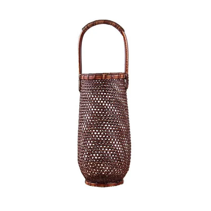 Bamboo weaving, Zen bamboo flower entry, flower arrangement, flower basket, retro, clubhouse
