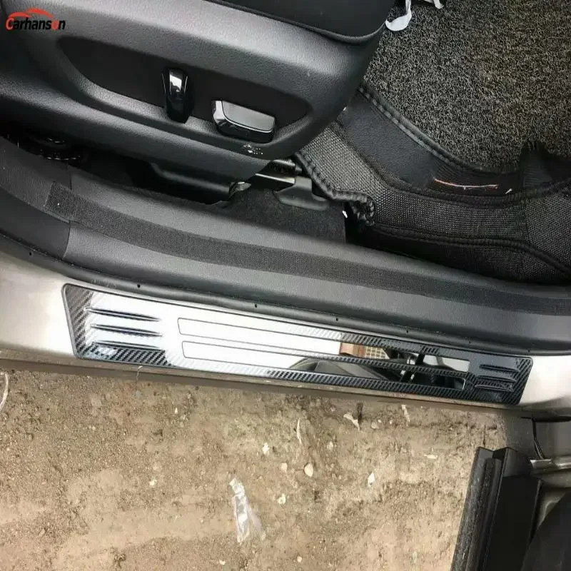 Door Sill Protector For Lexus UX200 250h 2019 Car Stickers Accessories Welcome Pedal Scuff Plate Guard Stlyling Threshold Parts