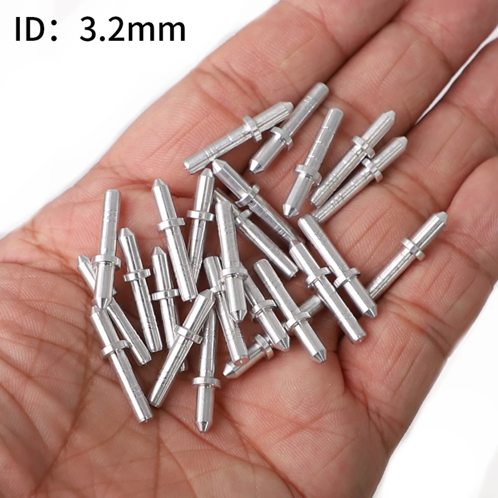 36pcs  Archery Aluminum Nock Pin for  ID 3.2 mm Arrow Shaft  Nock