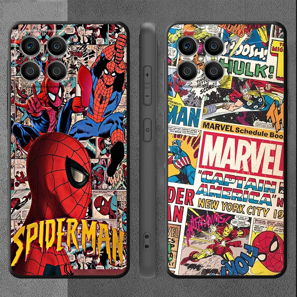 Super Hero Cartoon Phone Case for Honor Magic5 Lite X7 X8 X9a X6 X6a X8a 70 8X 90 Pro Magic5 TPU Soft Shell Back Cover