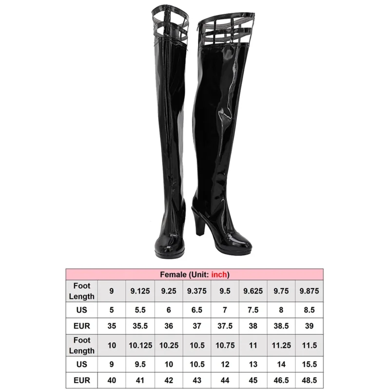 RT01 Yor Forger Cosplay Fantasy Shoes Boots Anime Family of Spy Disguise Costume Accessories Women Cosplay Roleplay Fantasia*Jk2