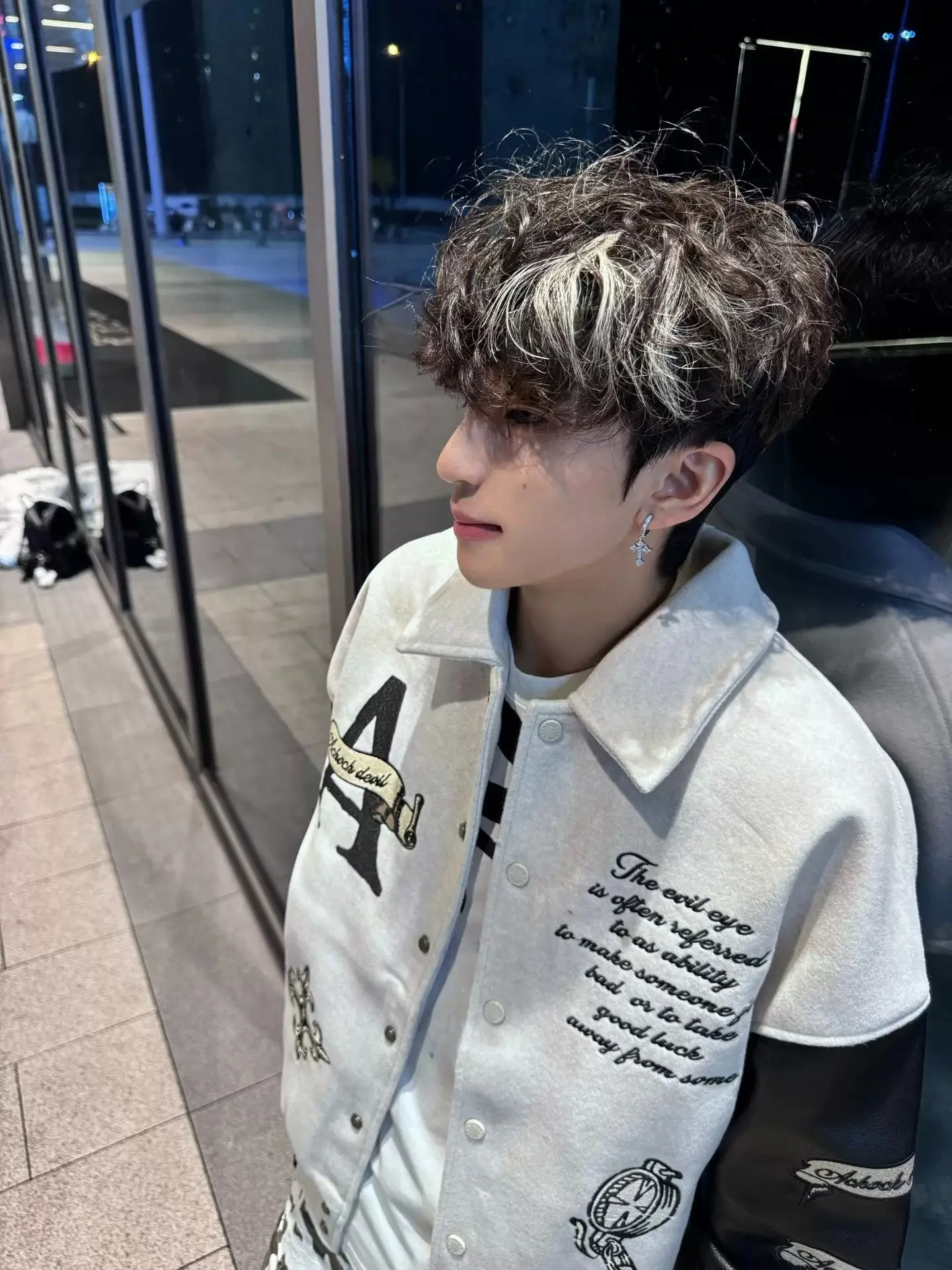 

American Retro Embroidered Letter Baseball Jaet Coat for Men And Women Spring Autumn High Street Versatile Couple Jaet