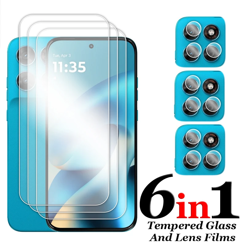 

For Motorola Moto G87 Glass Full Glue Screen Protector For Moto G87 G47 G37 Power Tempered Glass For Moto G87 Lens Film