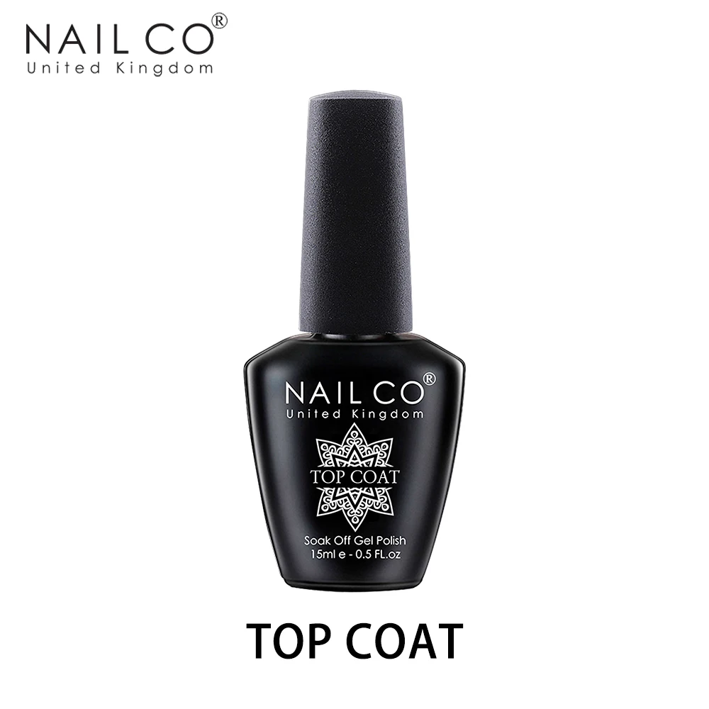 NAILCO 15ml couche de finition et couche de Base Art Design Gel vernis à ongles UV LED tremper Gel décoration des ongles vernis à ongles