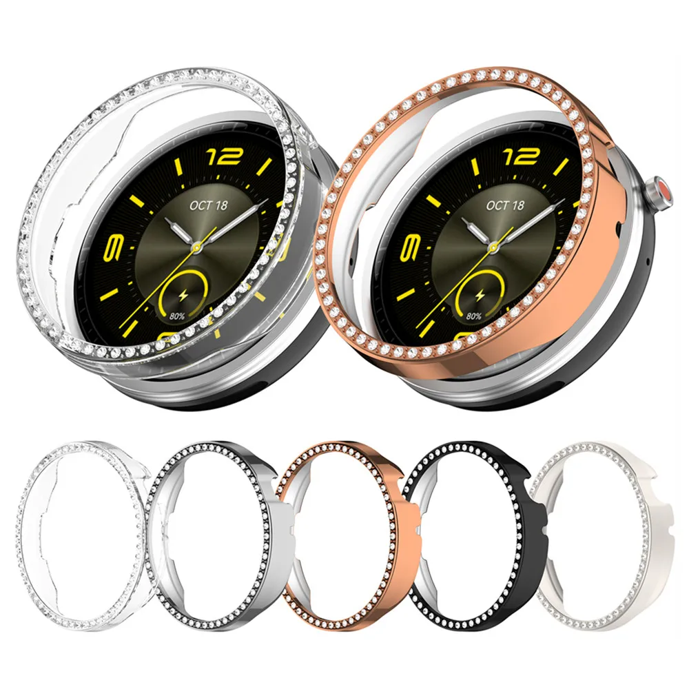 

Защитный чехол для часов Honor Watch Fit Elegant Edition, ремешок для умных часов, покрытие из ПК, блестящий защитный бампер, рамка, чехлы