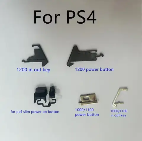Accessori di ricambio Pulsanti interruttore di espulsione dell'azionamento del disco per Ps4 1000/1100/1200/Slim Console Pulsante di accensione/spegnimento