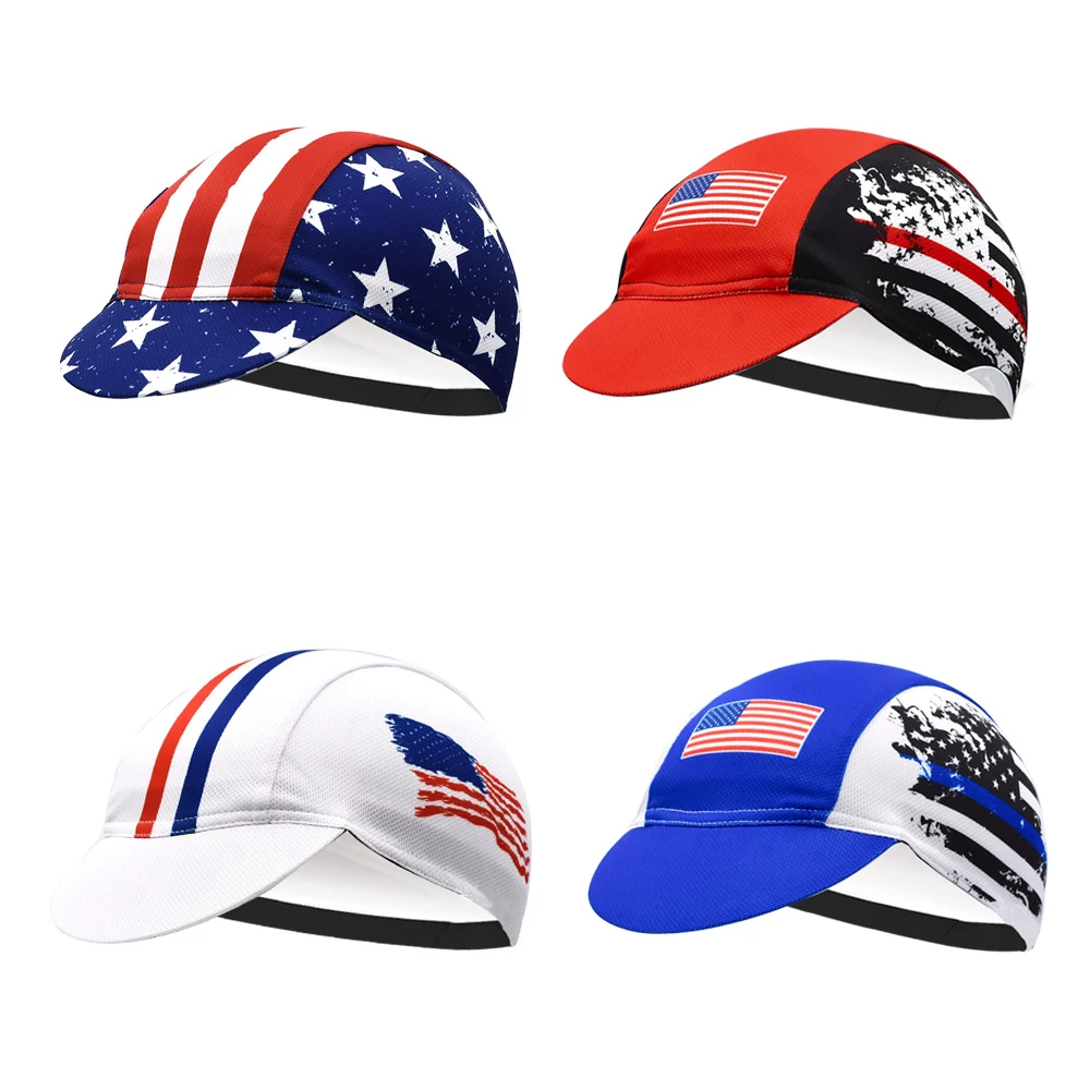 

Classic USA National Flag Pro Team Cycling Cap Riding Outdoor Sports MTB Bicycle Hat