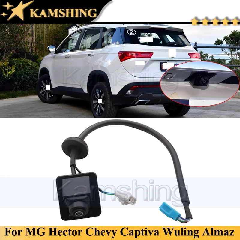 Cámara trasera Kamshing para MG Hector Chevy Captiva Wuling Almaz Baojun 530 cámara trasera cámara de marcha atrás 23545872 23642496