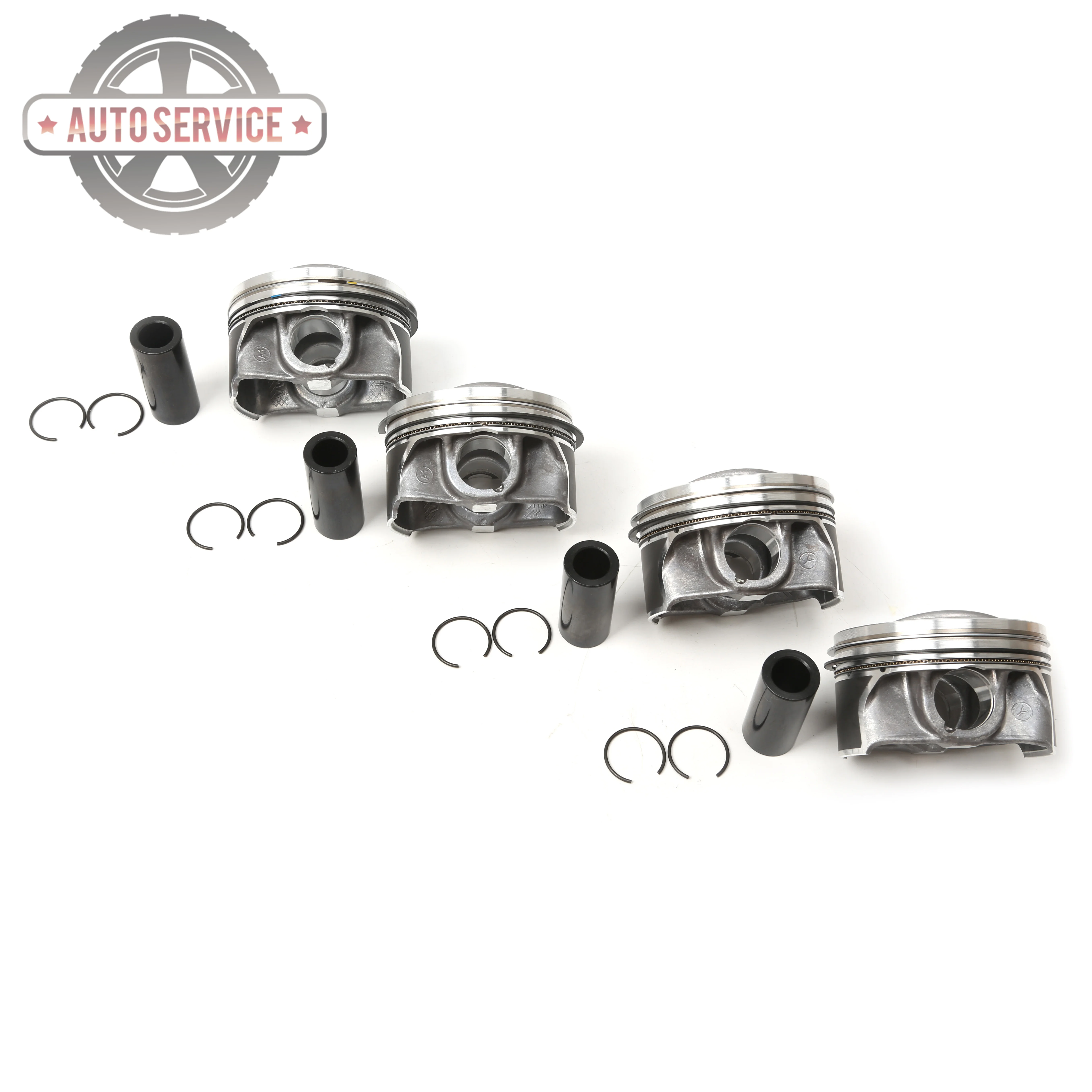 

06L107065AN Engine Pistons and Rings Set For VW Beetle Cabrio 2.0TFSI DDSA Passat 2016-2022 Tiguan Allspace DGVA DTEA