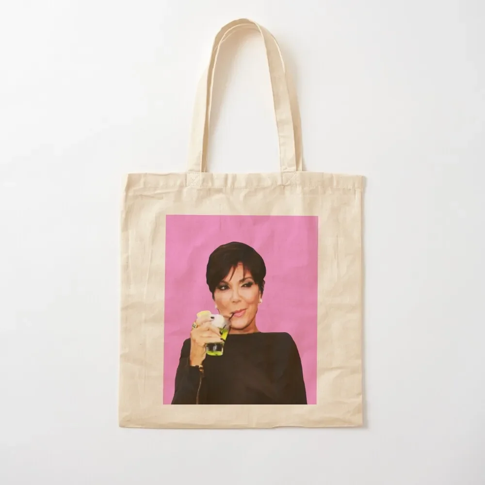 Bolsa de mano Kris Jenner, bolsas de compras reutilizables, bolsa de tela para mujer, bolsas de señora, bolsa de compras portátil