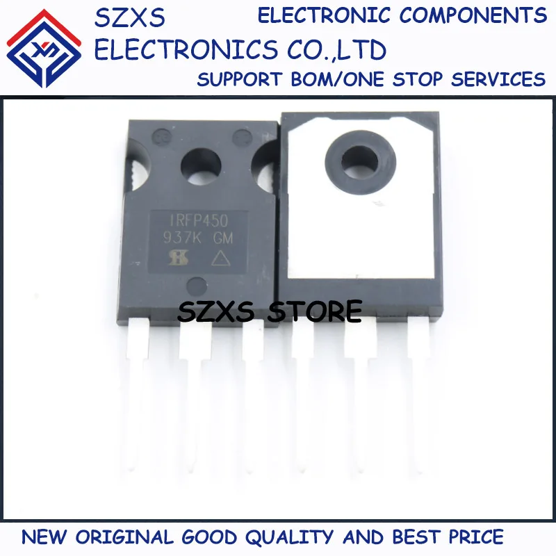 

New Original 10Pcs IRFP450 IRFP450PBF TO-247 500V 14A MOSFET Field-effect Transistor In Stock Electronic Components Good Quality