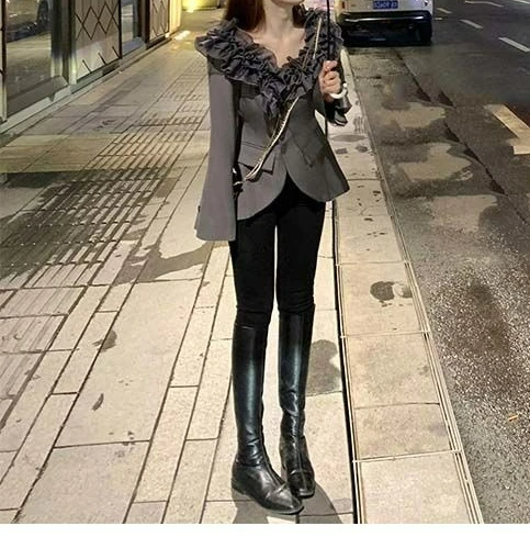 

Trendy Blazer 2026 Spring New High-end Thin Suit Outer Top