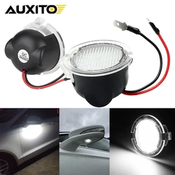 2Pcs Car Rear View Mirror Puddle Lights For Ford F150 2007 2008 2009 2010 2011 2012 2013 2014 Under Rearview Mirror Light Edge