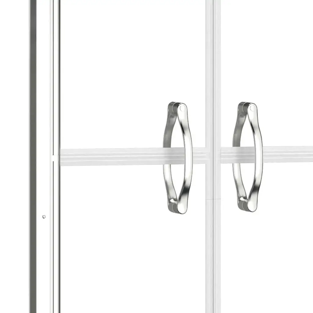 Porta de chuveiro ESG transparente 37,8x74,8 polegadas - Design moderno sem moldura para fácil instalação