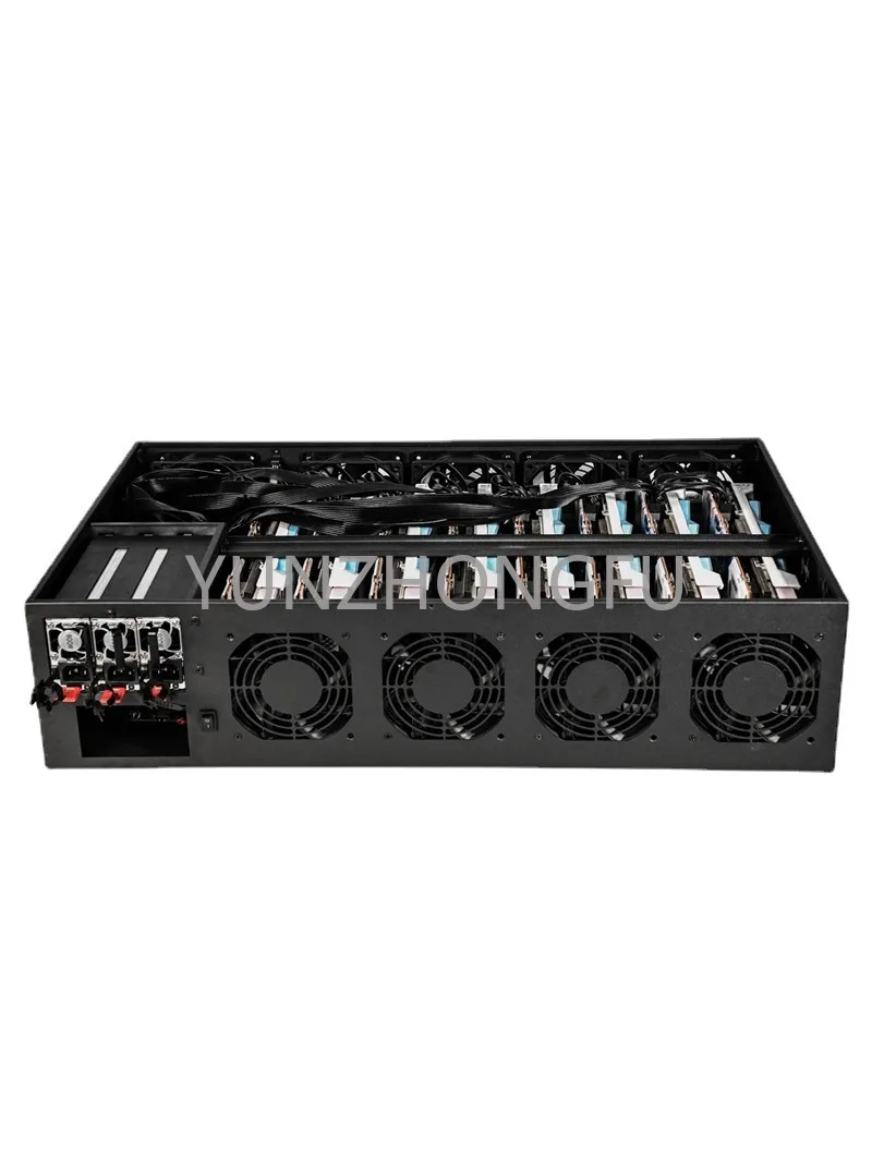 Lianli CRPS 857S Redundant  8GPU Case Customized Computer Chassis Support 3070 3080 Graphics Cards Silent Case