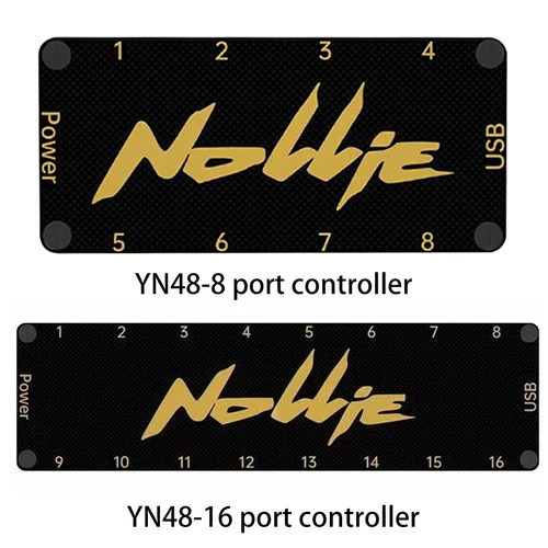 Imagen 2 del producto Controlador ARGB de 5V y 3 pines, divisor ARGB direccionable de 8 vías, compatible con SignalRGB OpenRGB, alimentación SATA para interfaz de placa base extendida