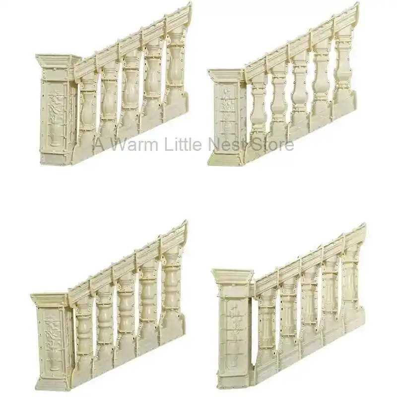 

Stair Handrail Mold Cement Railing Fence Mold Cast-in-place Roman Column Guardrail Villa Outdoor Slope Vase Column ABS Thickened