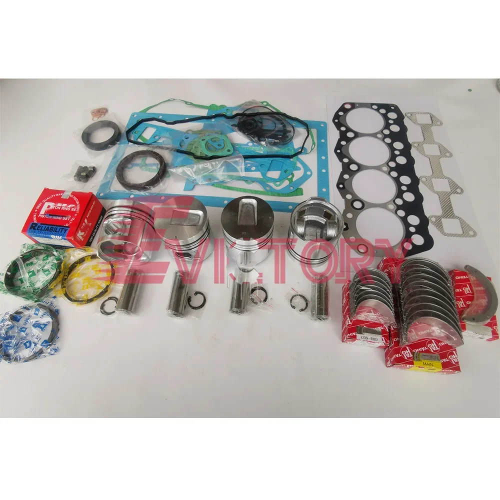 

For overhaul S4Q-2 S4Q2 oversize rebuild kit +0.50mm piston ring+gasket+bearing