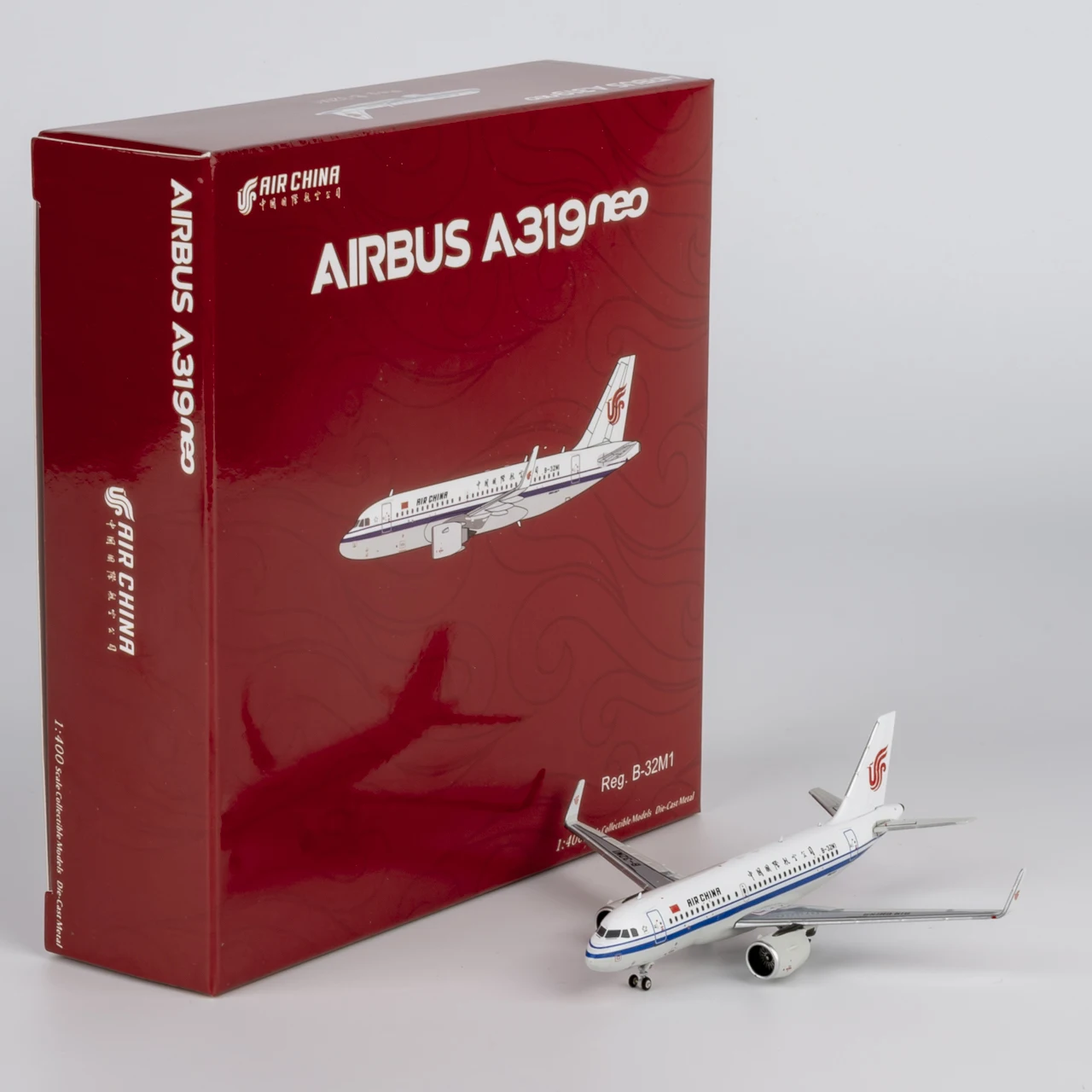 

49037 Коллекционный самолет из сплава в подарок, модель NG 1:400 Air China [StarAlliance] Airbus A319neo, литой под давлением самолет, модель реактивного самолета B-32LD