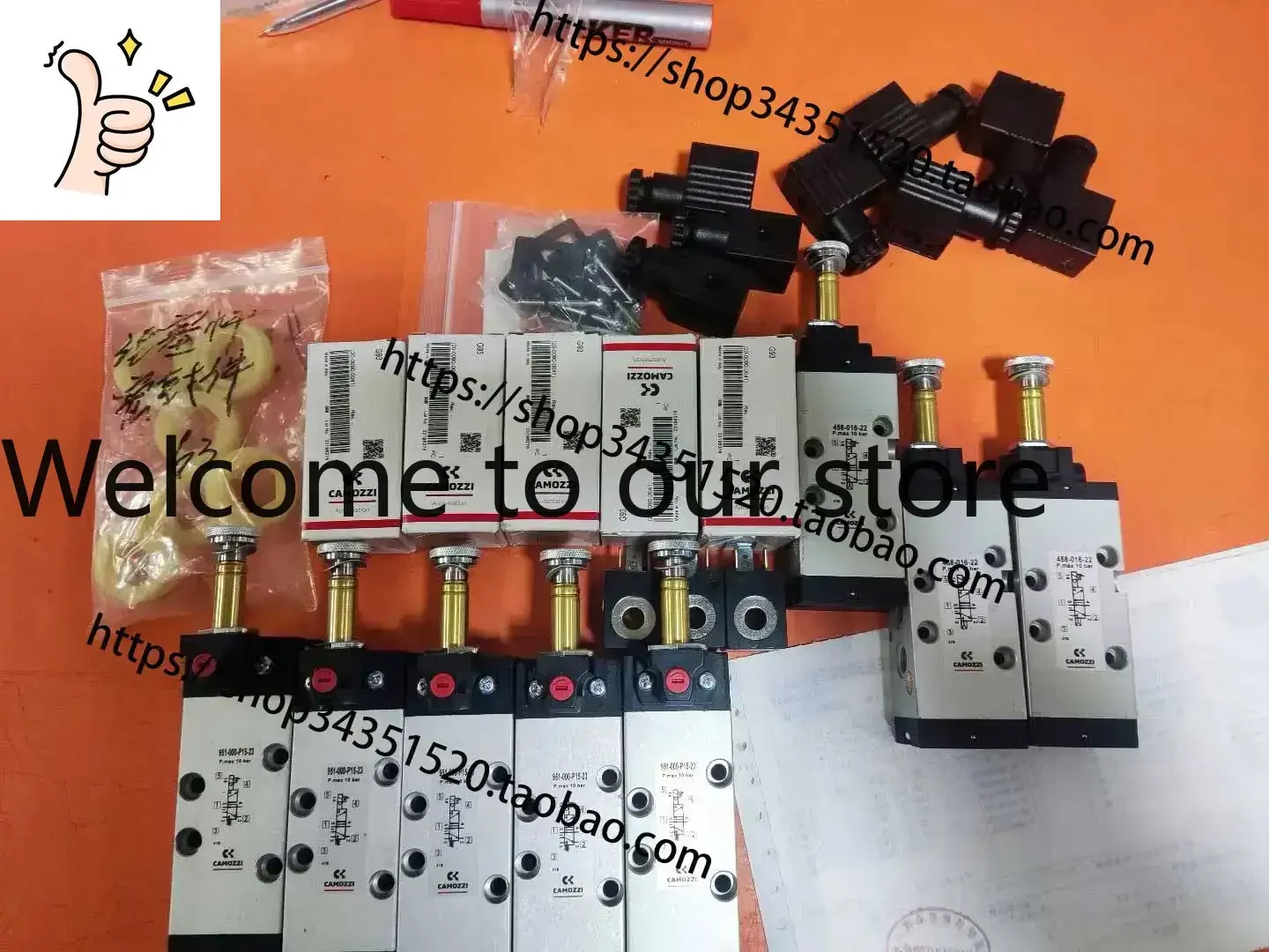 

2025.4Customized COMAZZI Kangmaosheng 454-016-22 Two Position Five Way Solenoid Valve 951-000-P15-23 Solenoid Valve