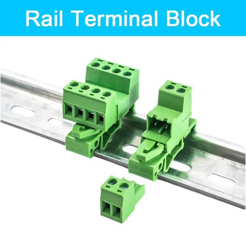 Rail-mounted Terminal Block, 2EDG-UKR-5.08mm, For 35mm DIN Rail Installation, Solder-free, Plug-in/removable Type, 2-24P