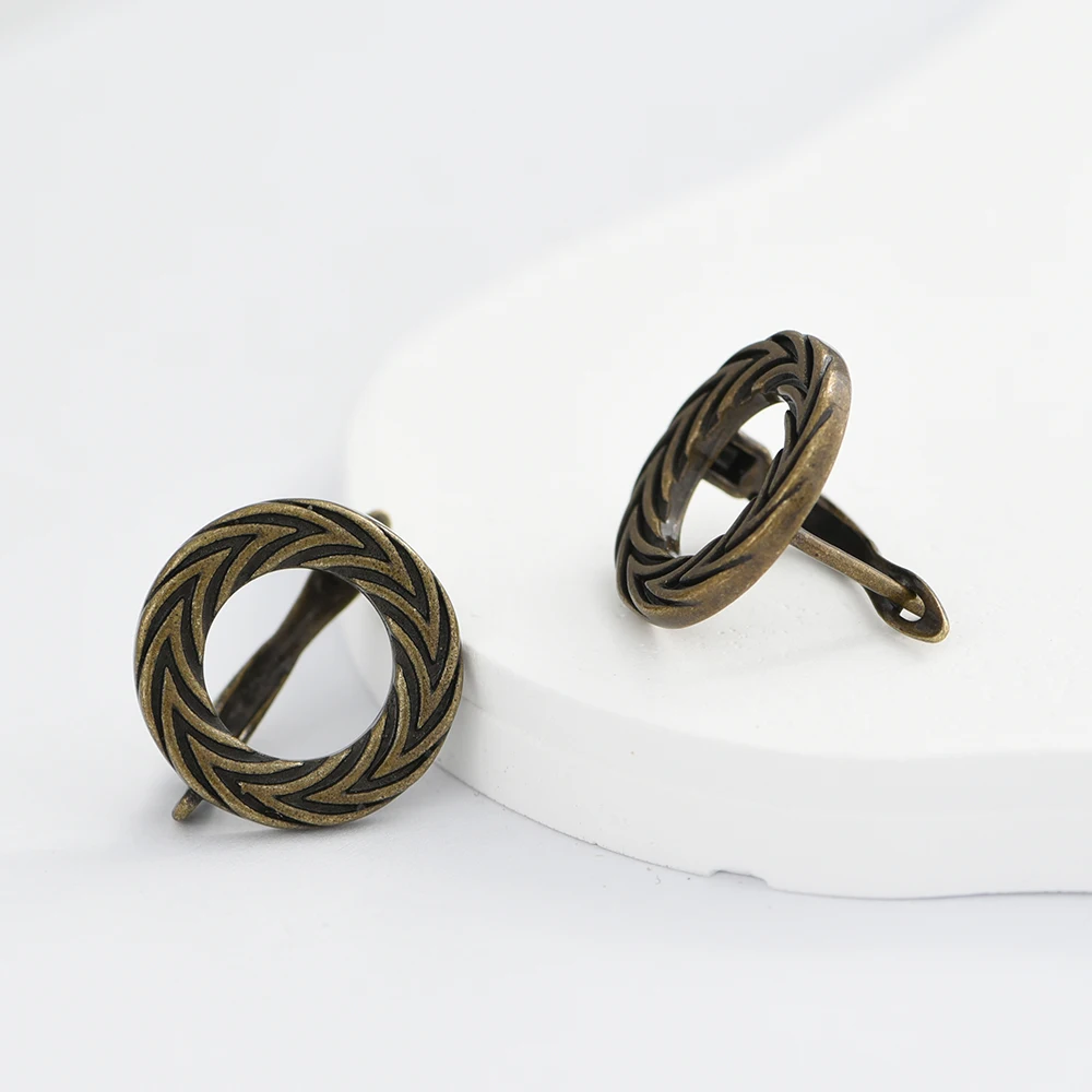33 Stile YANASI NEU 1 Paar Antik-Bronze Ohrring-Haken für DIY Schmuckherstellung Zubehör Großhandel – Detail 17