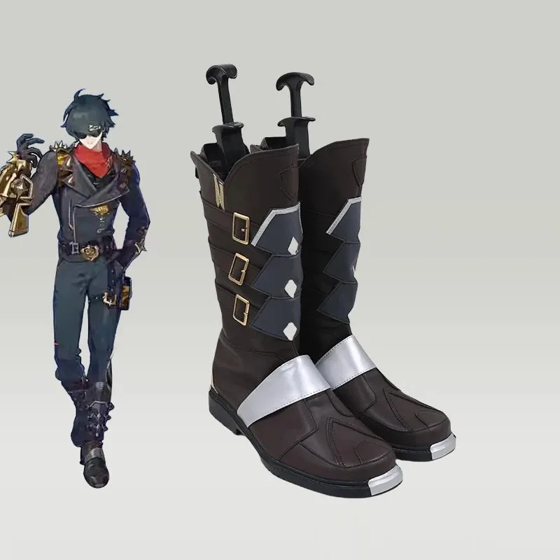 

Игра Zenless Zone Zero Обувь для косплея Зажигалка Сапоги Женщины Мужчины Хэллоуин Карнавальный костюм для ролевых игр Propb; 4.f'7;j,3'