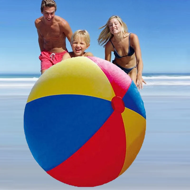 Outdoor games fun sport toy school kindergarten Gaint inflatable ball water toy thickened inflatable PVC beach ball