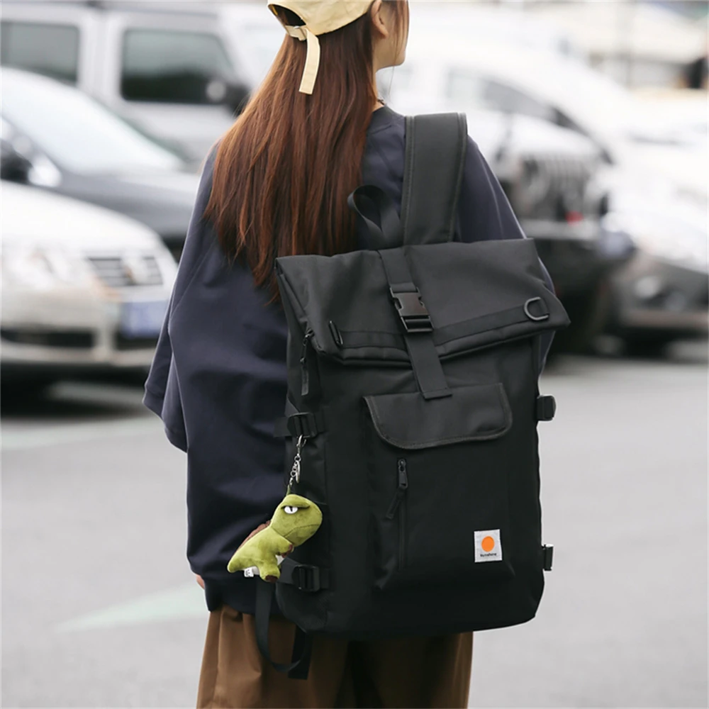 2023 New High-capacity Youth Laptop Backpack Fashion Quality Oxford Cloth Women\'s Backpack Solid Color Student Bag Bolso Mujer