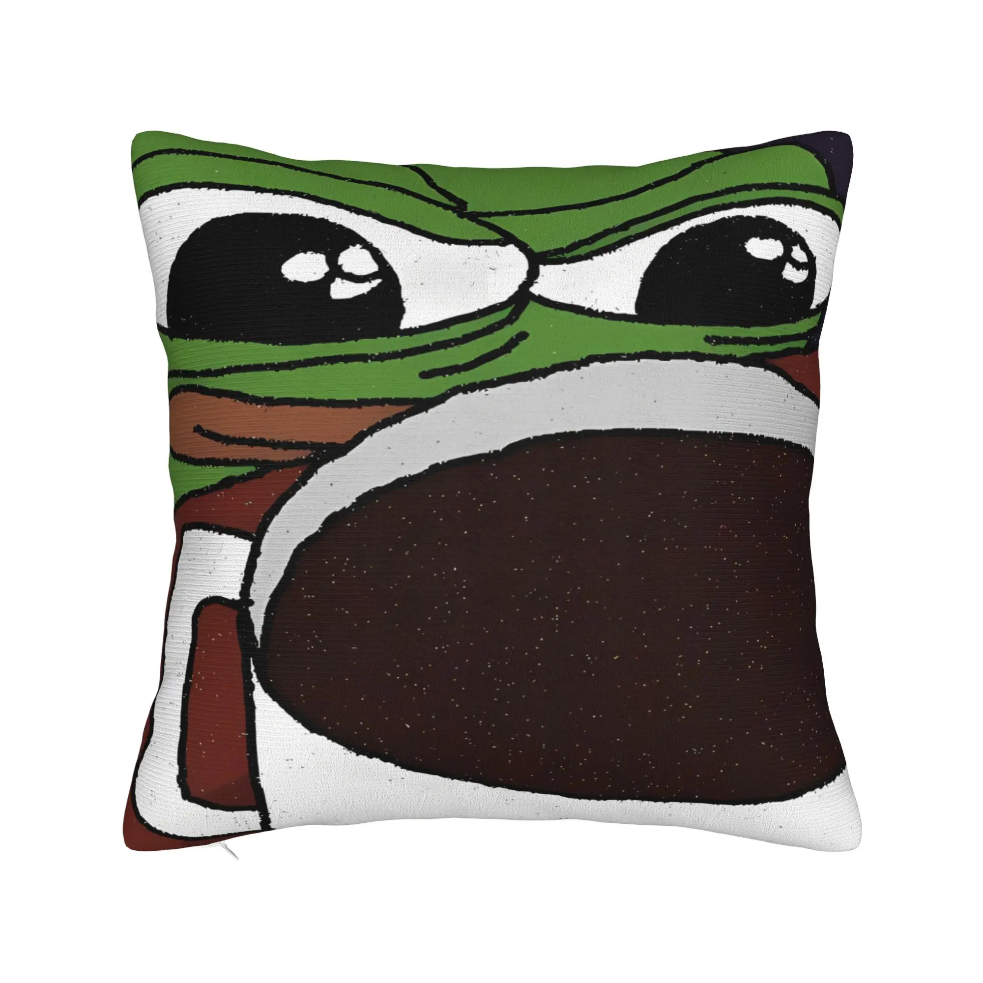 Pepe Meme Big Coffee Mug Shot Pillow Case  Print Pillow Cover Kawaii Cushion Cover For Chair Sofa Home Decor
