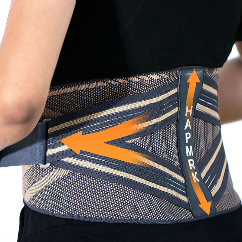 HAPMRK Waist Brace Support Belt for Back/Waist Pain Relief For Herniated Disc Sciatica & Scoliosis, Keeps Your Spine Straight