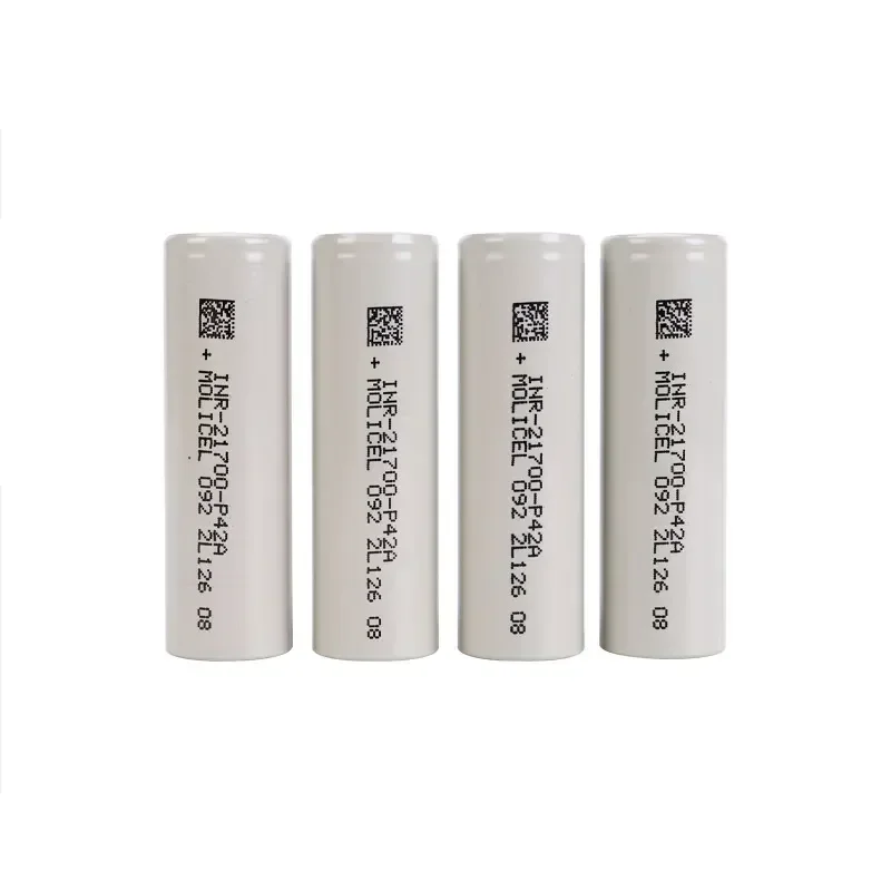 Inr 21700 li-ion battery Molicel p42 lithium ion battery cells 4200mAh 3.7V 21700 P42A Molicel 21700-P42A