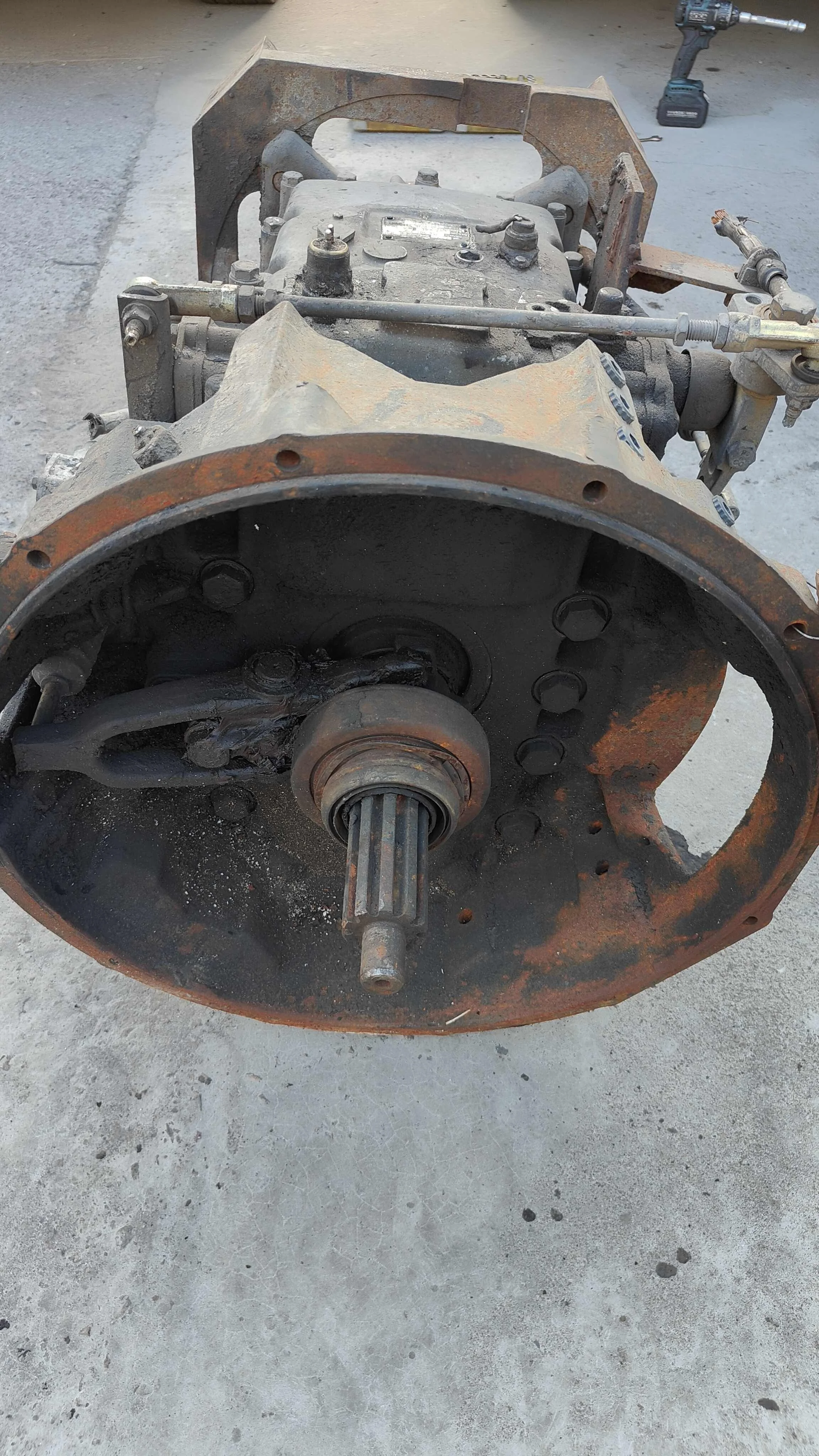 Used Assembly Gearbox QJ S6-150 Gearbox Good Condition QI JIANG Transmission Gearbox