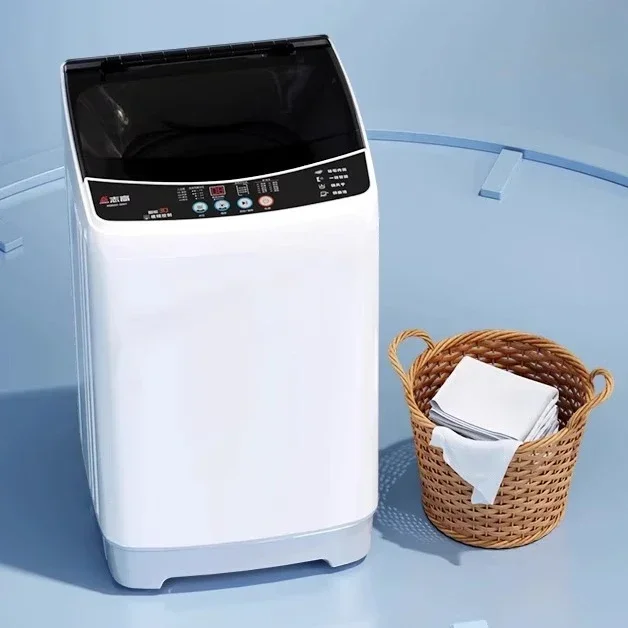 Fully automatic new 7kg washing machine for home use  rental roller large capacity small mini washing machine