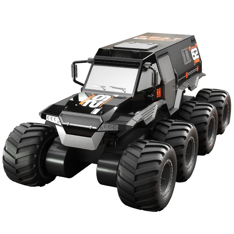  JJRC Q137 8x8 2.4G سيارة التحكم عن بعد 8wd على الطرق الوعرة برمائية حيلة مركبة 8 عجلة سرعة شاحنة سباق مقاوم للماء الزاحف اللعب #5
