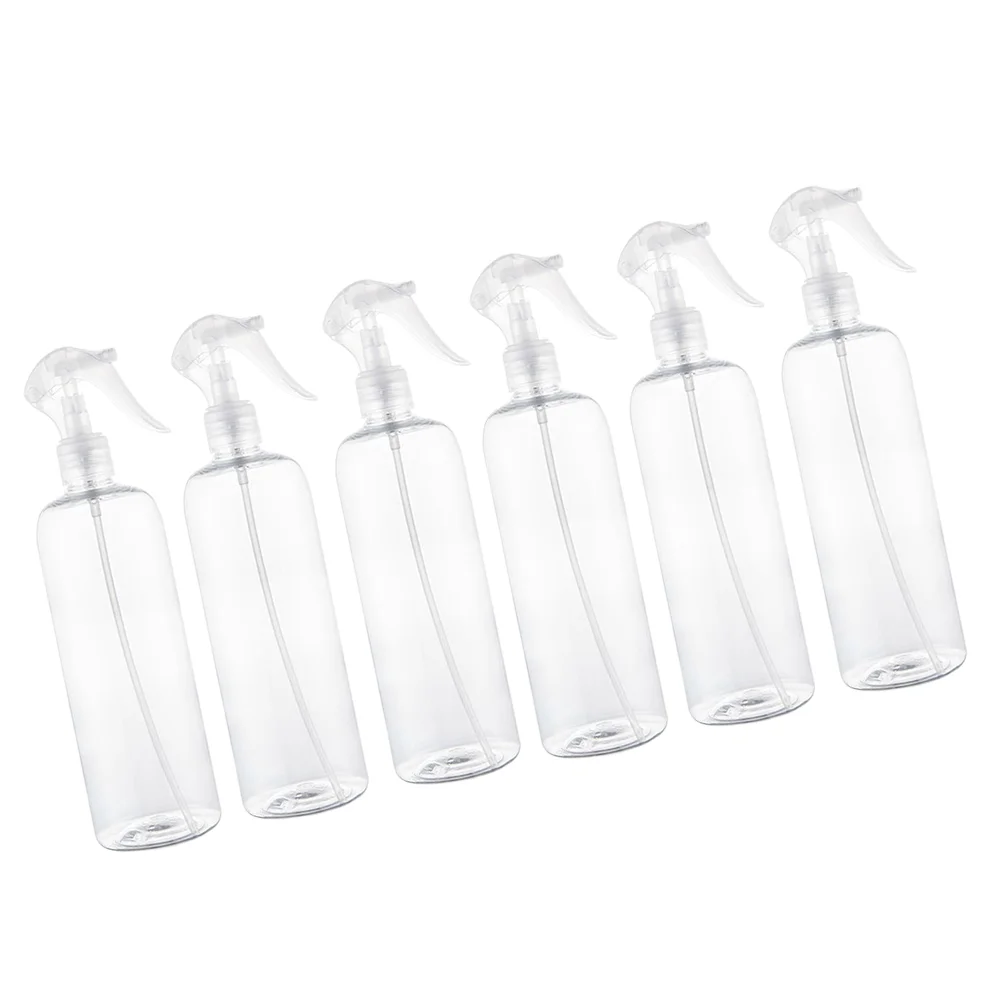 3 Pcs 500ml Plastic Empty Spray Bottle Transparent Flowers Plants Water Sprayer Refillable Bottle Baking Tools for Barber Shop (