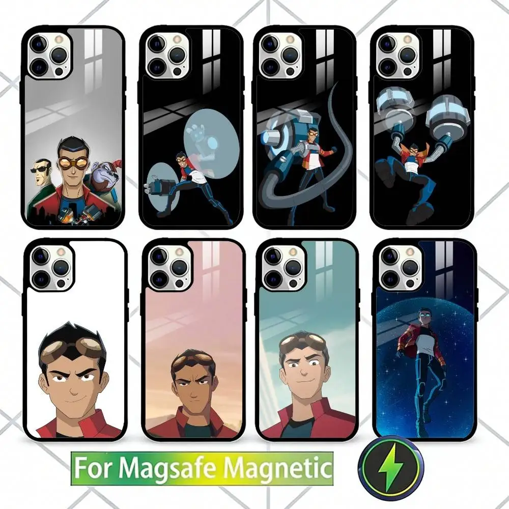 

G-Generator R-Rex Phone Case For iPhone17,16,15,14,13 Plus,Pro Max Magnetic For Magsafe Wireless Charging