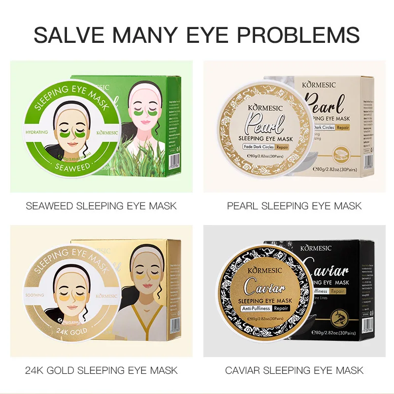 KORMESIC Carystal Collagen Eye Mask 60pcs/set Anti Dark Circles Remove Eyes Bags Ance Skin Care
