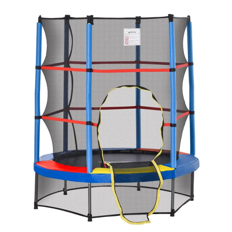 

5FT Trampoline with Enclosure Net for Age 3 to 6 Years Mixed Color
