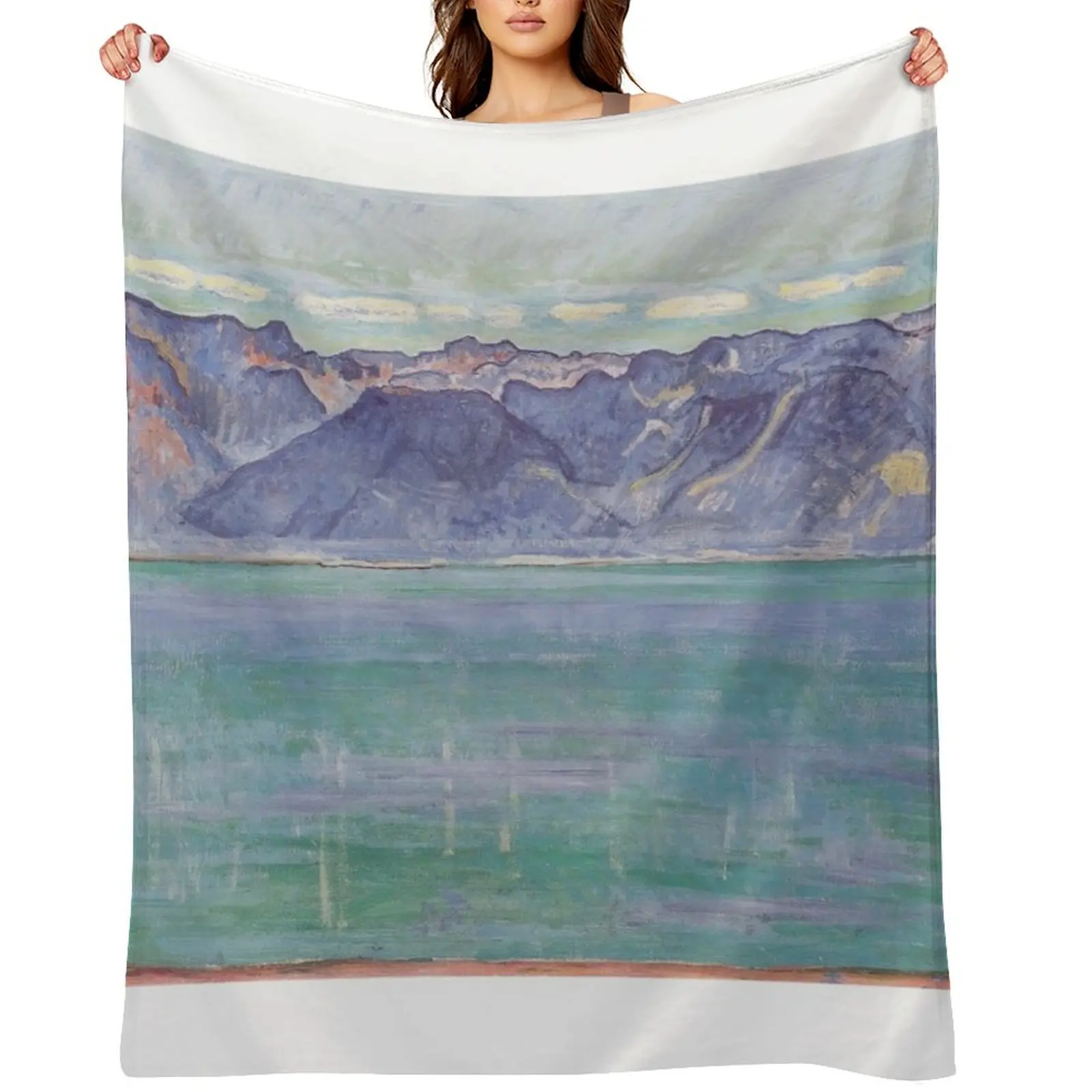 

Ferdinand Hodler Throw Blanket Blankets For Sofas Decorative Beds Luxury Designer Sofa Blankets