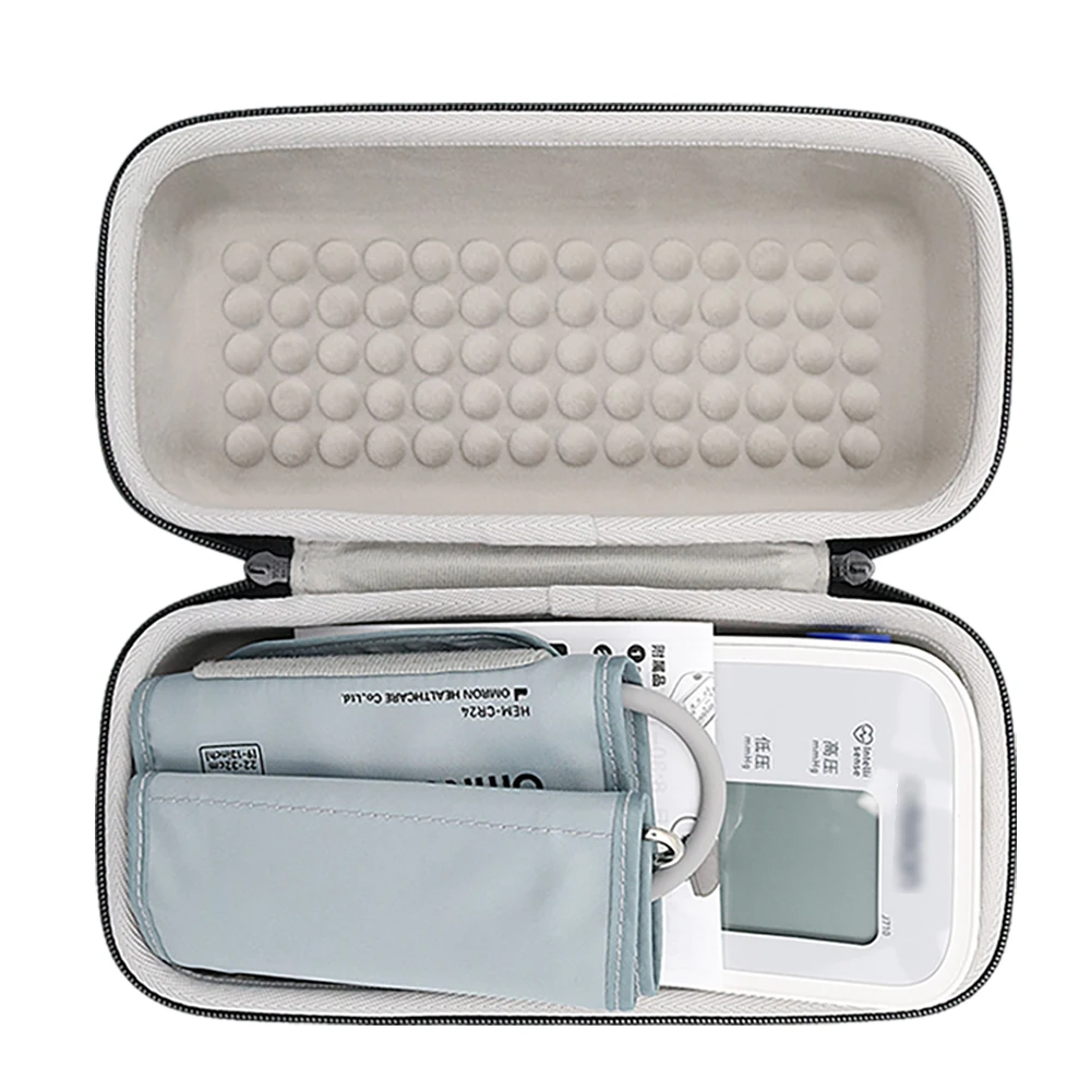 for OMRON J710 Home Blood Pressure Monitor Portable Storage Bag Sphygmomanometer Carrying Case Hard EVA Travel Protect Box