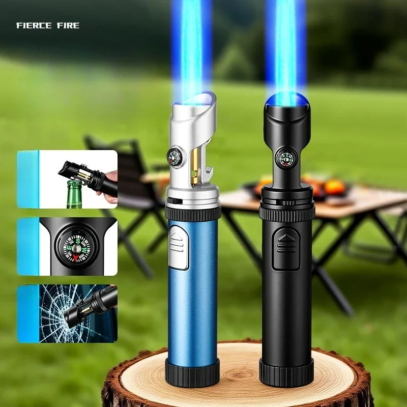 2026 2026 Multifunctional Outdoor Compass Direct Jet Torch Lighter, Cigar Lighter, High Power Handheld Blowtorch - Aliexpress Deal