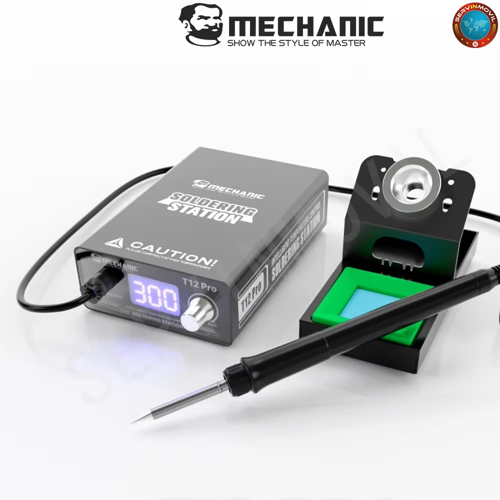 Mechanic T12  Pro Solder Station Anti-static Intelligent Digital Heating Station for IPhone Repair Support OT Series Iron Tips