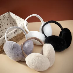 2023 New Winter Earmuff Fashion Imitation Exquisite Collapsible Rabbit Hair Ear Warmth Man Woman Unisex Eardrum Christmas Gift